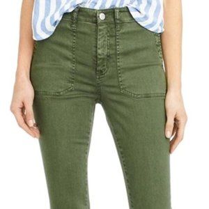 J. Crew Cargo Toothpick Pant Green